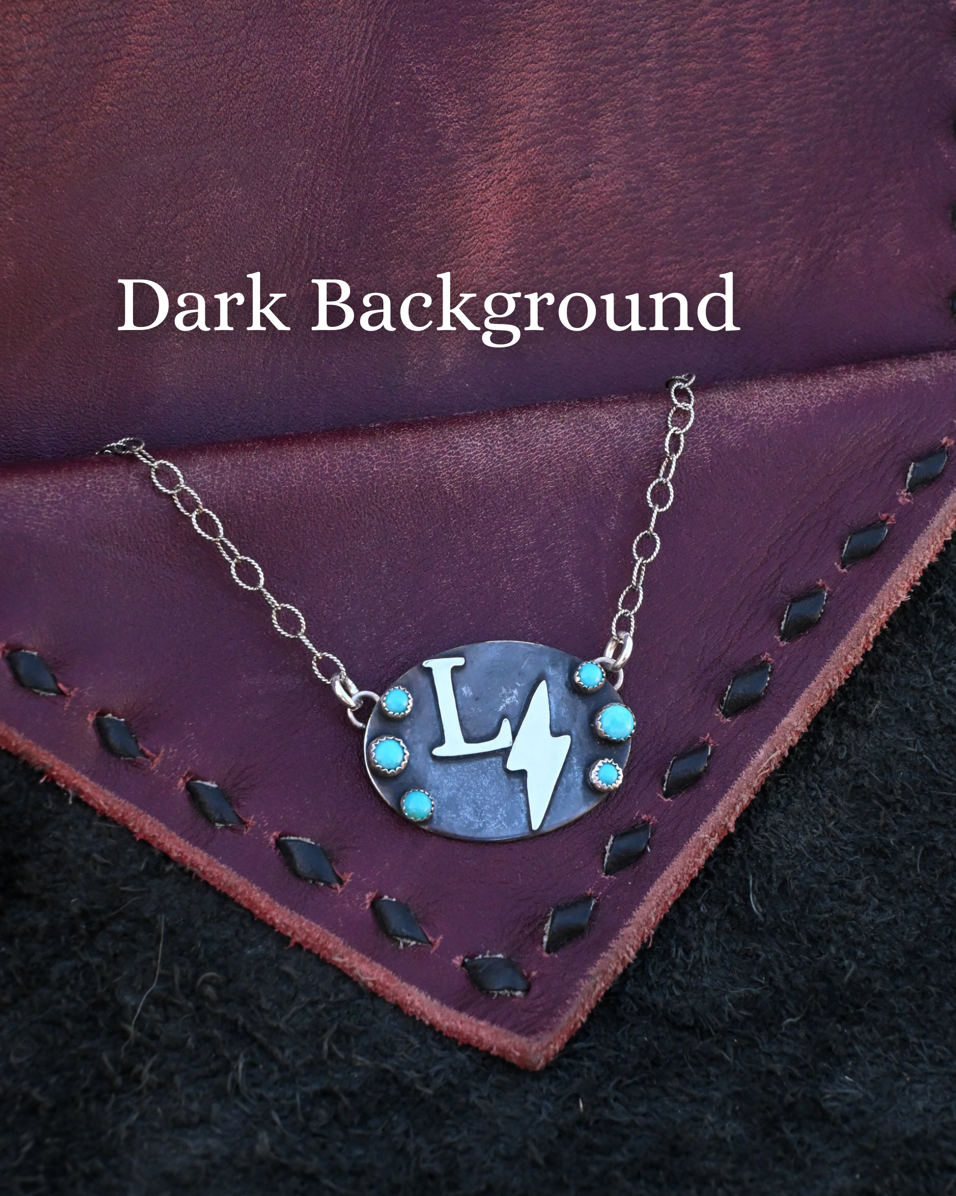 Custom Plain Breakaway Necklace: Double Initials  image 4