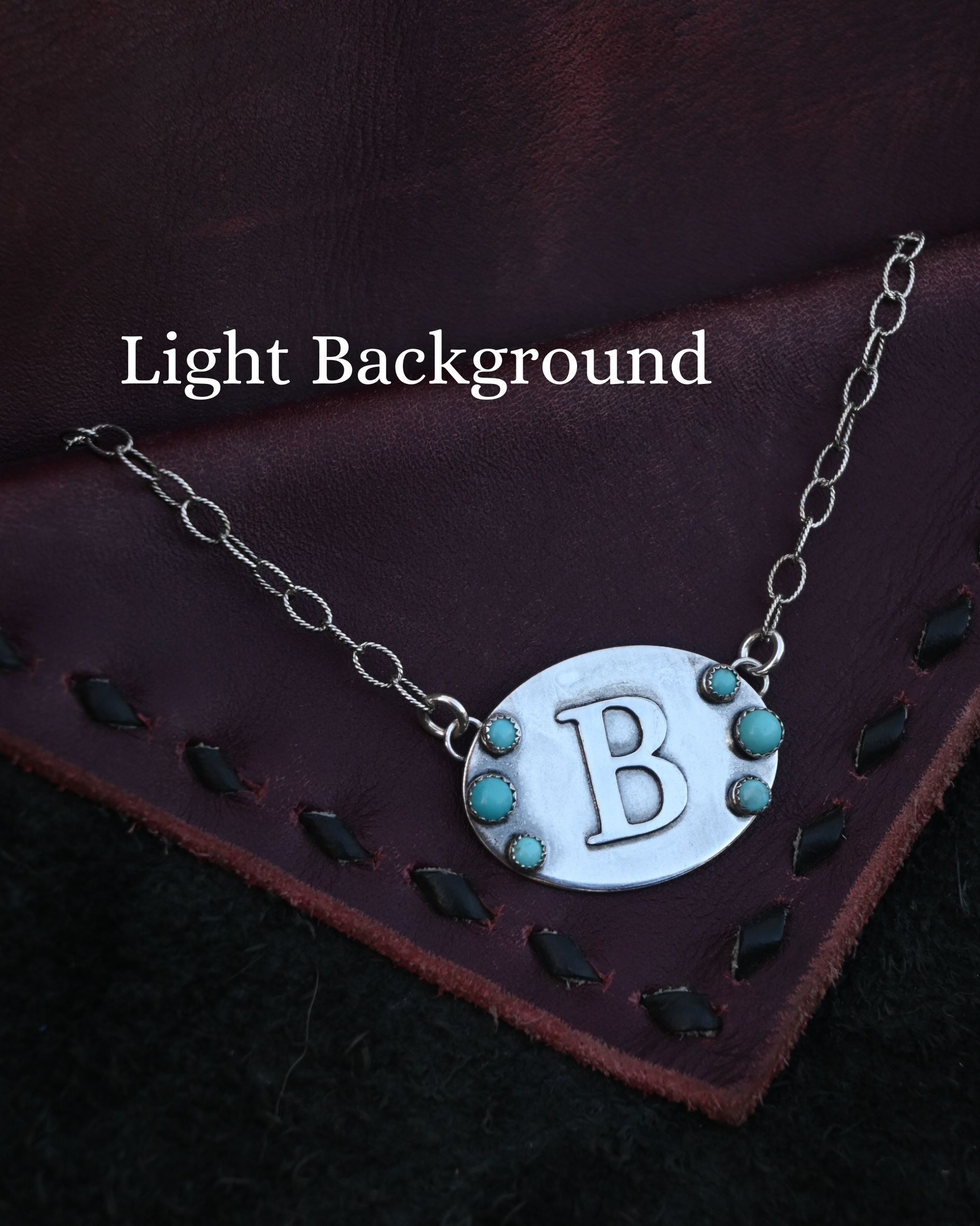 Custom Plain Breakaway Necklace: Double Initials  image 5