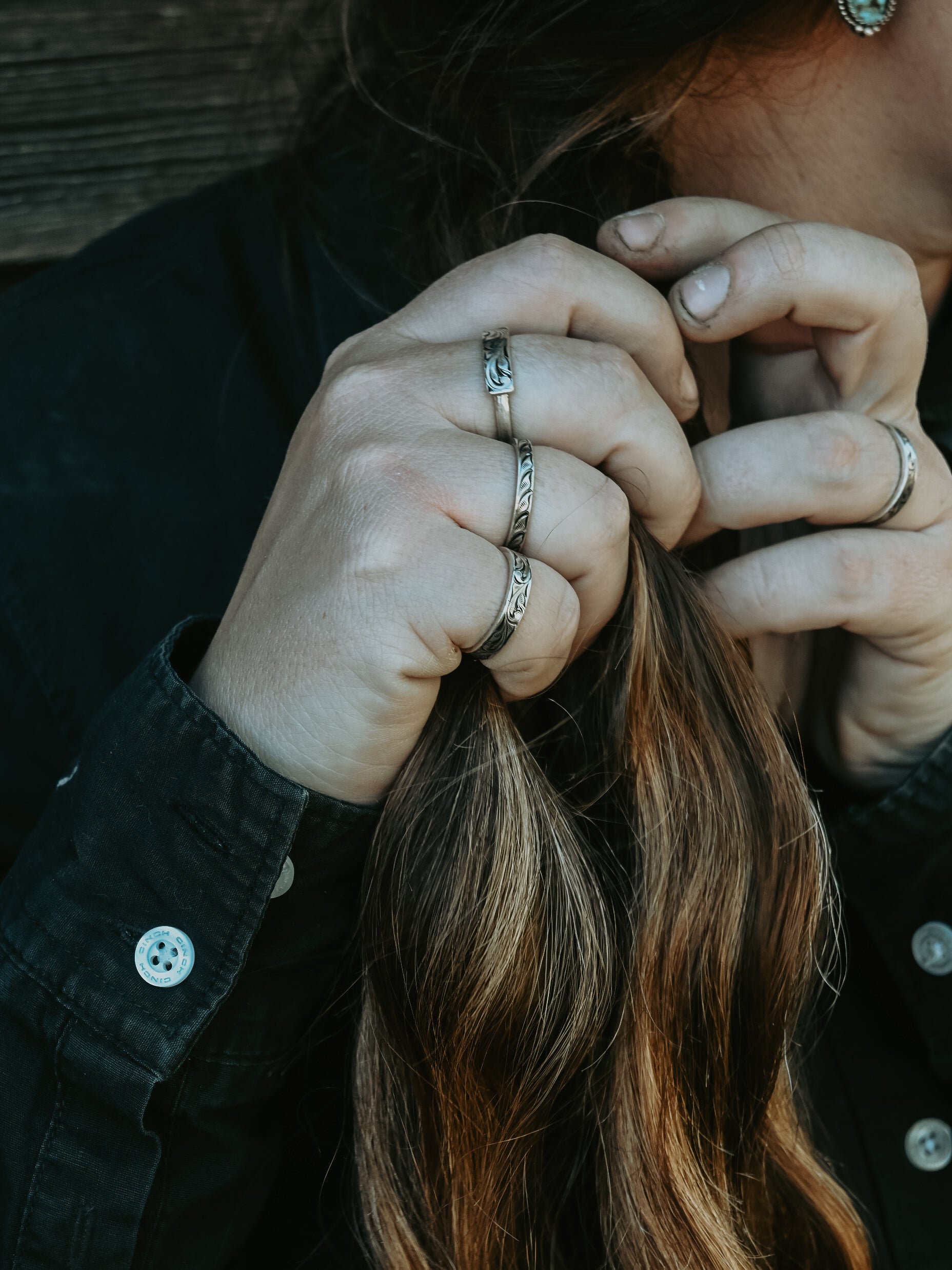 3mm Hand Engraved Rings: Made to Order  image 1