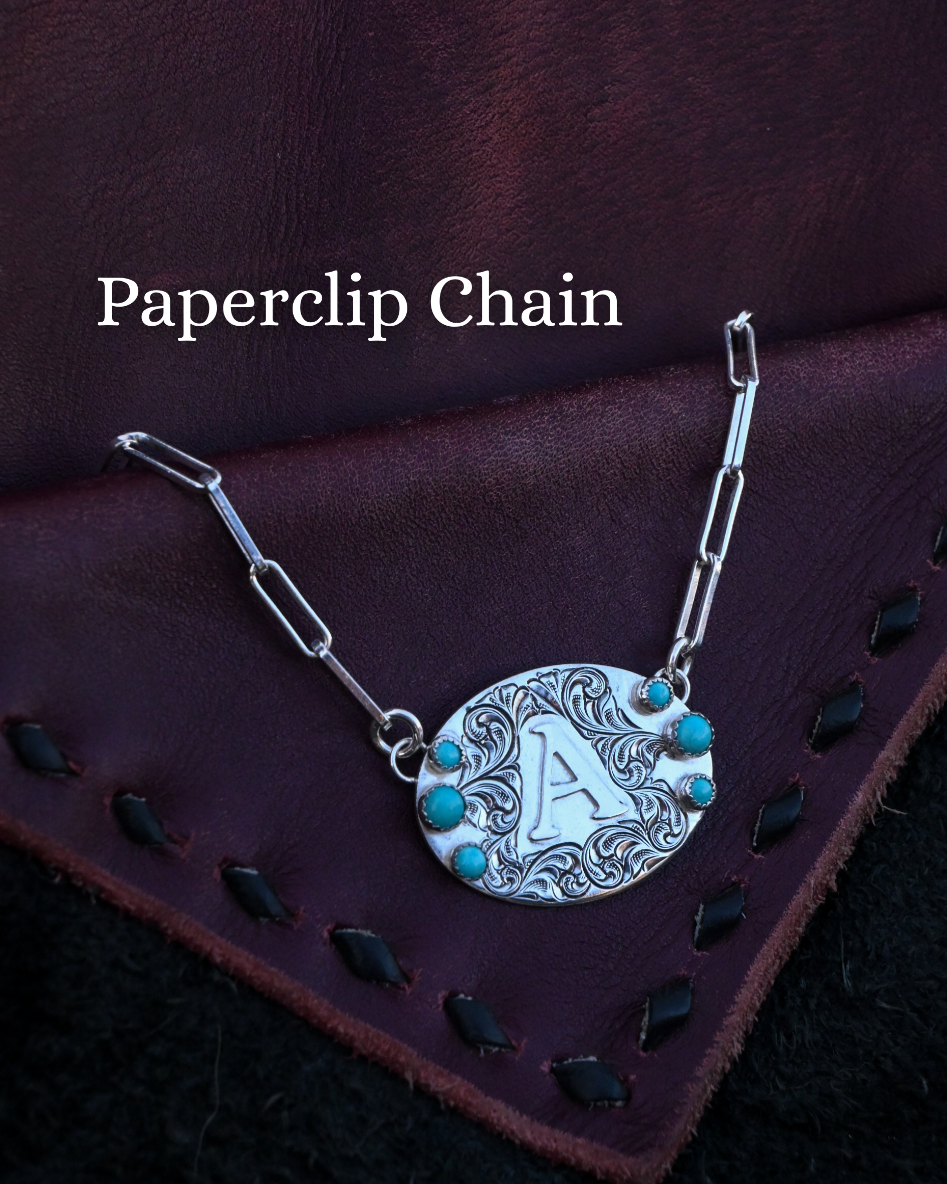 Custom Plain Breakaway Necklace: Double Initials  image 3