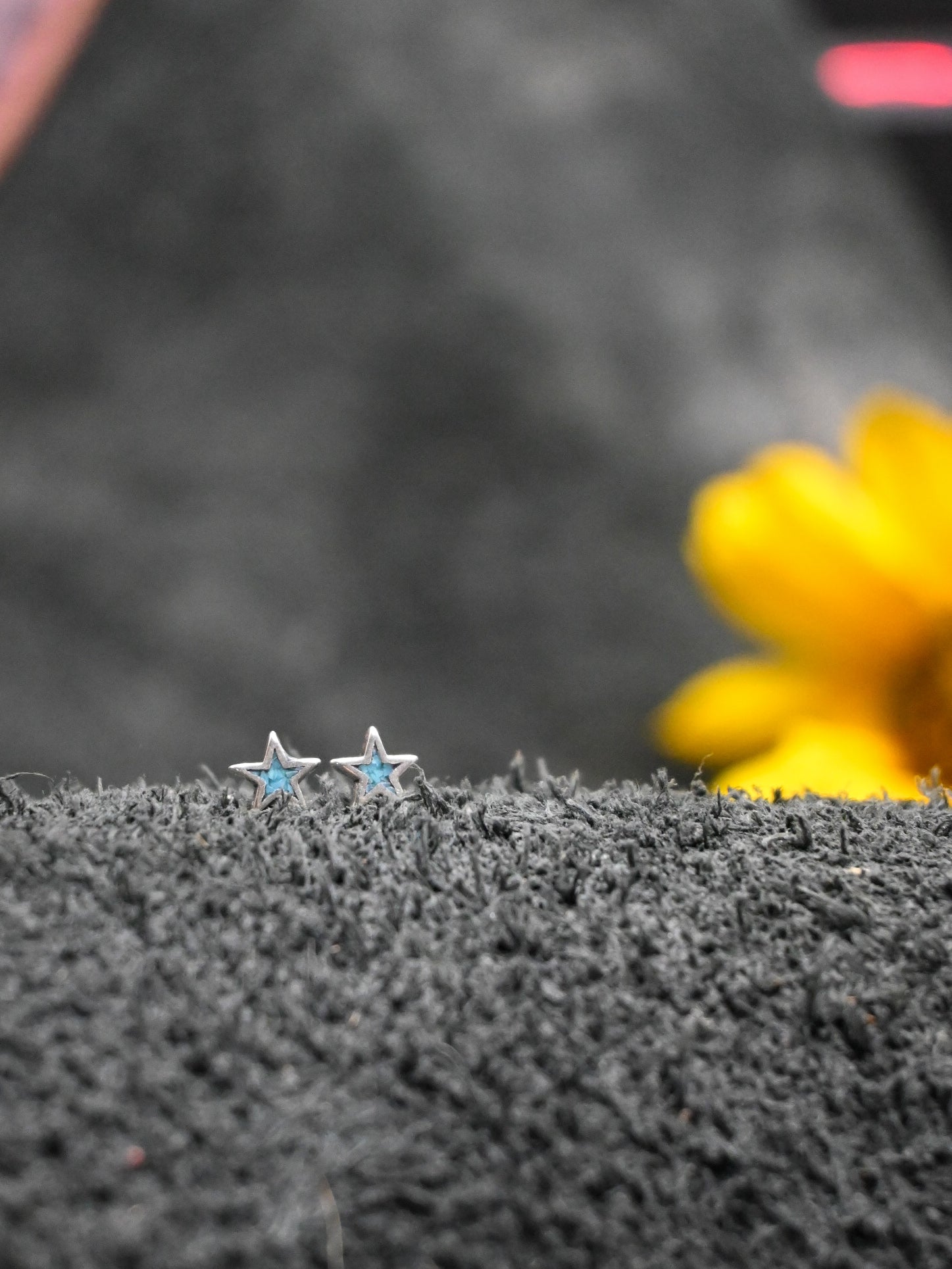 Silver Studs with inlay  image 4