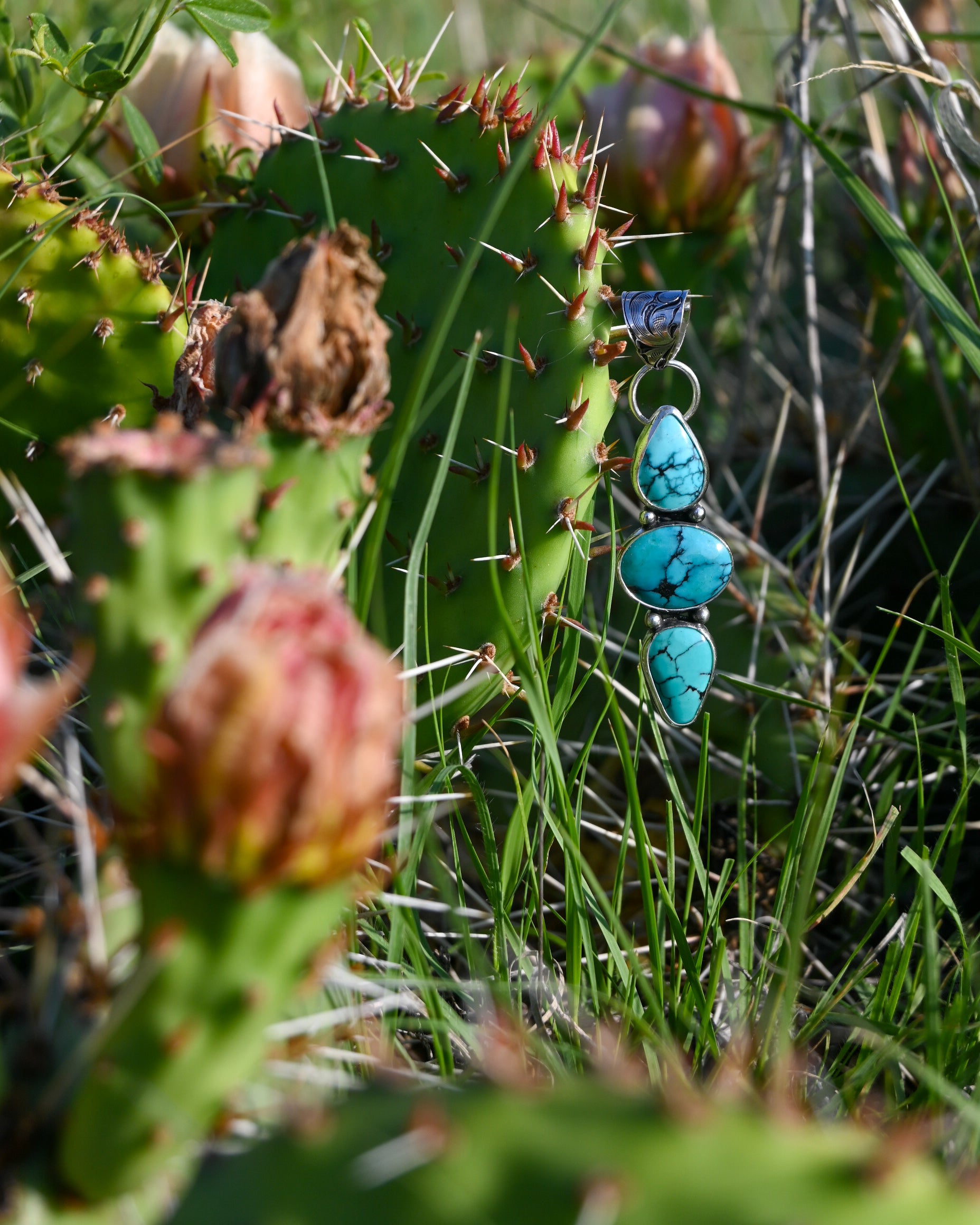 Hubei 3 Stone Pendant  image 1