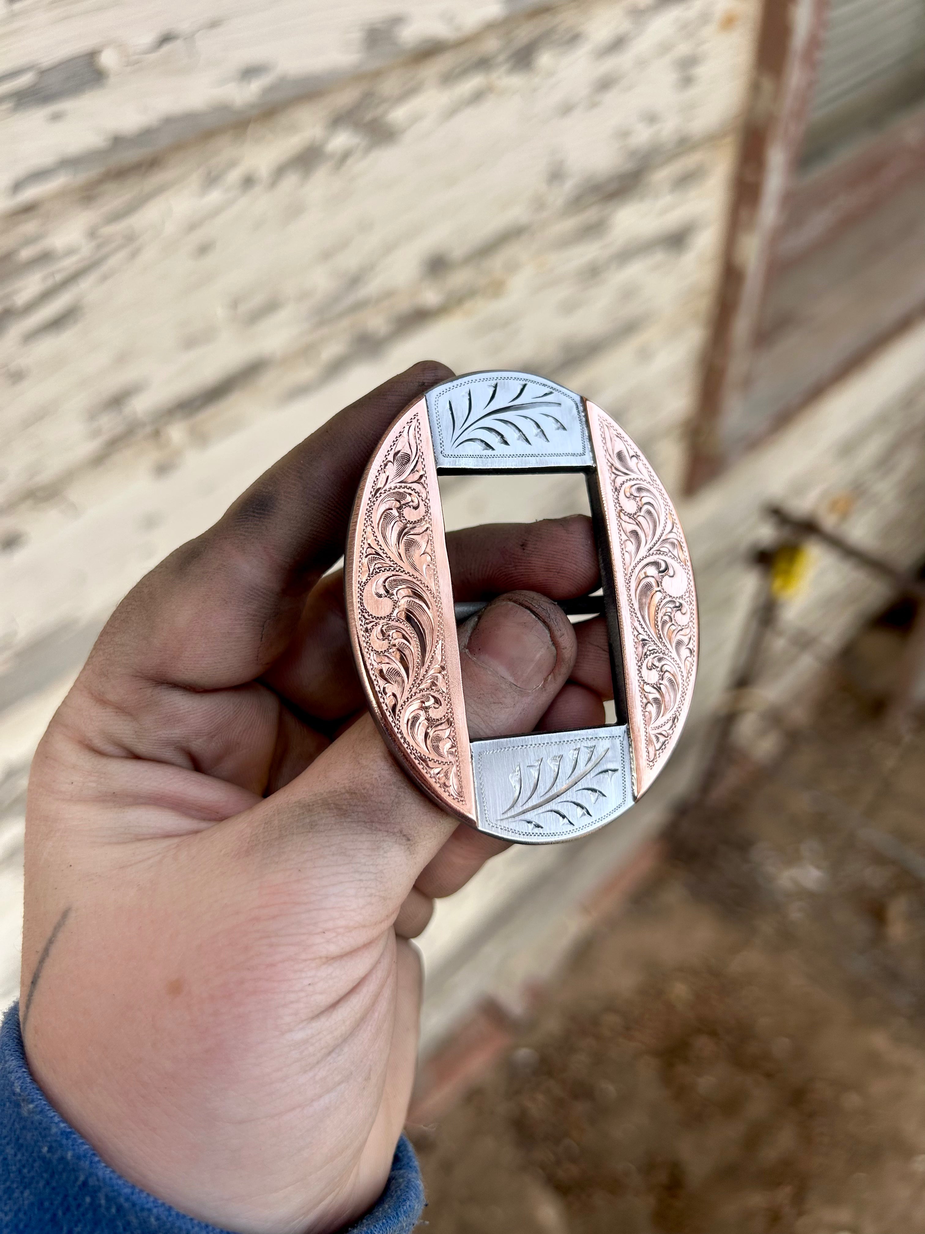 Oval Headstall Buckle – 1”