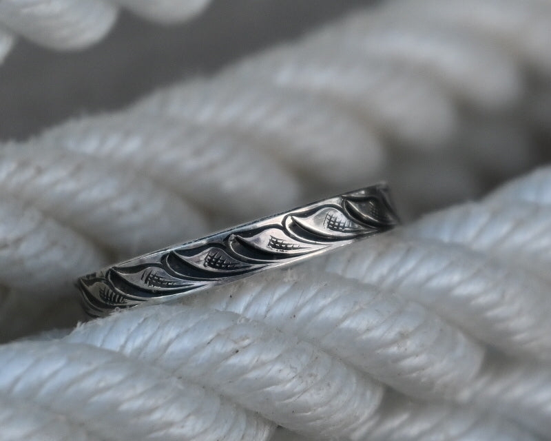 3mm Hand Engraved Band image 0